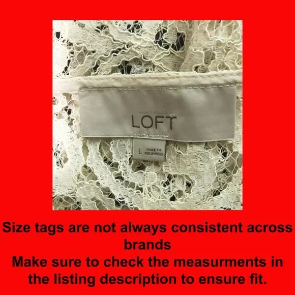 LOFT lace top - Picture 5 of 8